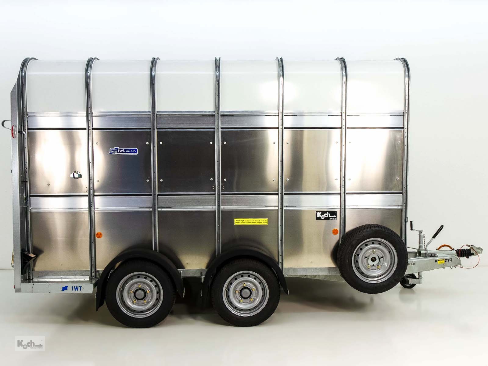 Anhänger typu Ifor Williams Viehanhänger TA510 12x7 178x372 Höhe:213 3,5t|Doppelstock (Vi11651846Iw), Neumaschine v Winsen (Luhe) (Obrázek 10)